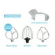 thumbnail image 3 of Batidora de Pedestal Hook Mixer Rojo, 3 of 6