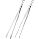 thumbnail image 1 of Kirecoo, set de 2 pinzas de cocina de acero inoxidable de 12 pulgadas con puntas dentadas, 1 of 3