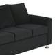 thumbnail image 4 of Sofa Kendy 3c Felpa 12 Negro, 4 of 6