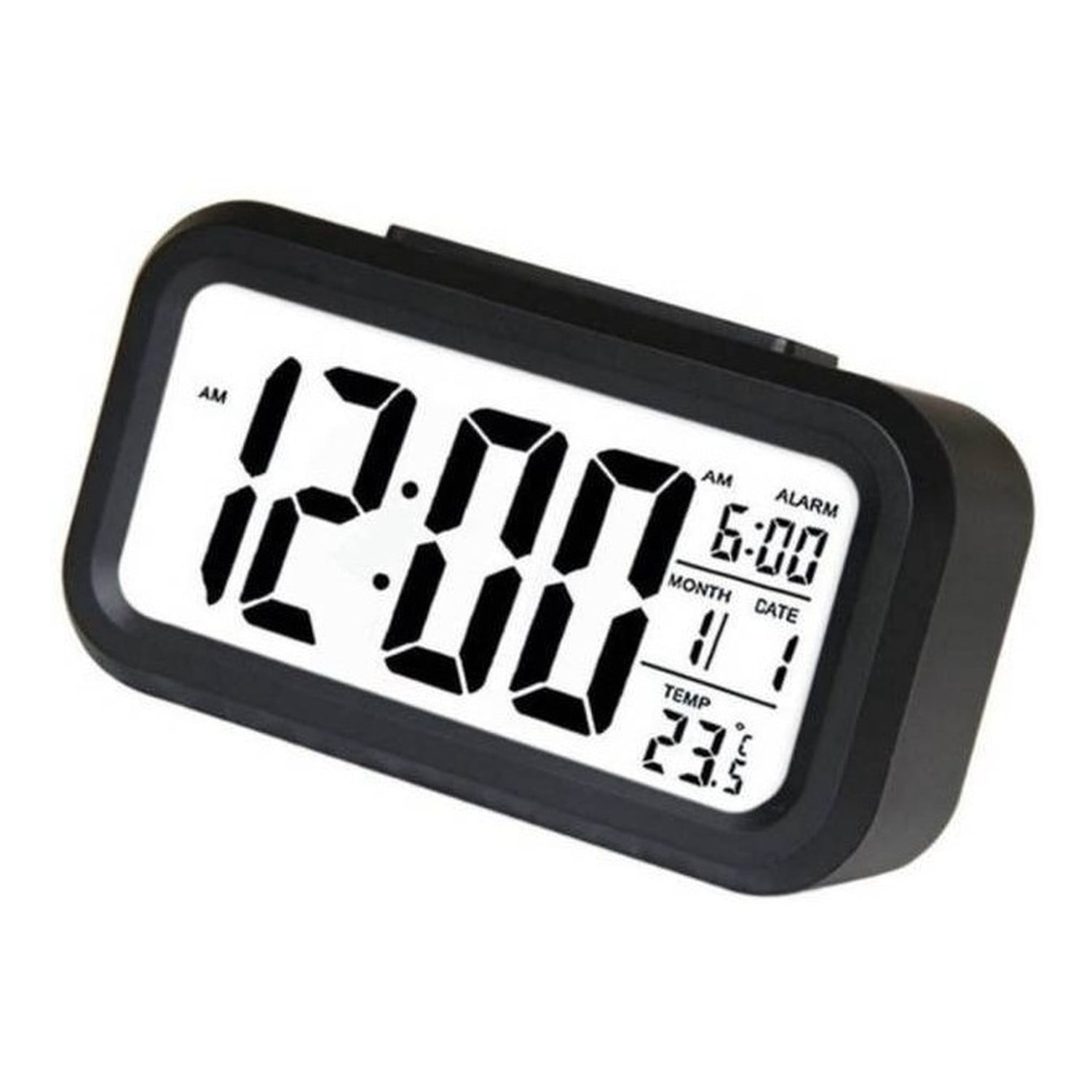 Genérico - Reloj Despertador Led Temperatura Alarma Color Negro