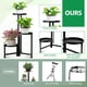 thumbnail image 5 of Soportes para plantas de interior y exterior, soportes para plantas de interior en liquidación, soportes altos de esquina de metal negro de 3 niveles para macetas, estantes para plantas, múltiples par, 5 of 7