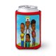 thumbnail image 1 of Jools TV Funda enfriadora de latas, aislante de bebidas para mantener frías o calientes, funda térmica plegable para latas, portabebidas reutilizable, 1 of 6