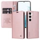 thumbnail image 5 of Funda Billetera de Cuero para Samsung Galaxy S23 con Tarjetero y Soporte - Tapa Magnética Rosa, 5 of 6