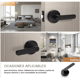 thumbnail image 4 of Cerradura Chapa Manija Para Puerta Recamara Negro, 4 of 7