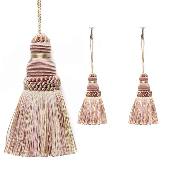 Borlas para llaves fenghuangwu 24 cm Mix Pink – Pack de 2