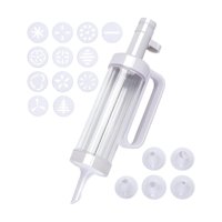 Bothyi - Juego De Decoración De Glaseado, Herramientas Para Pasteles, Juego De Prensa Para Galletas Para Fiesta, Cumpleaños Casero