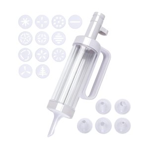 Bothyi - Juego De Decoración De Glaseado, Herramientas Para Pasteles, Juego De Prensa Para Galletas Para Fiesta, Cumpleaños Casero