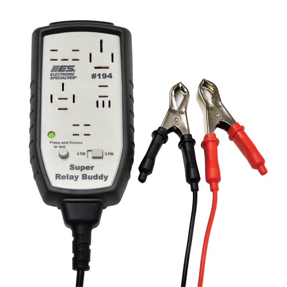 Comprobador de relés Relay Buddy Super 7 amperios con carga de 12 V