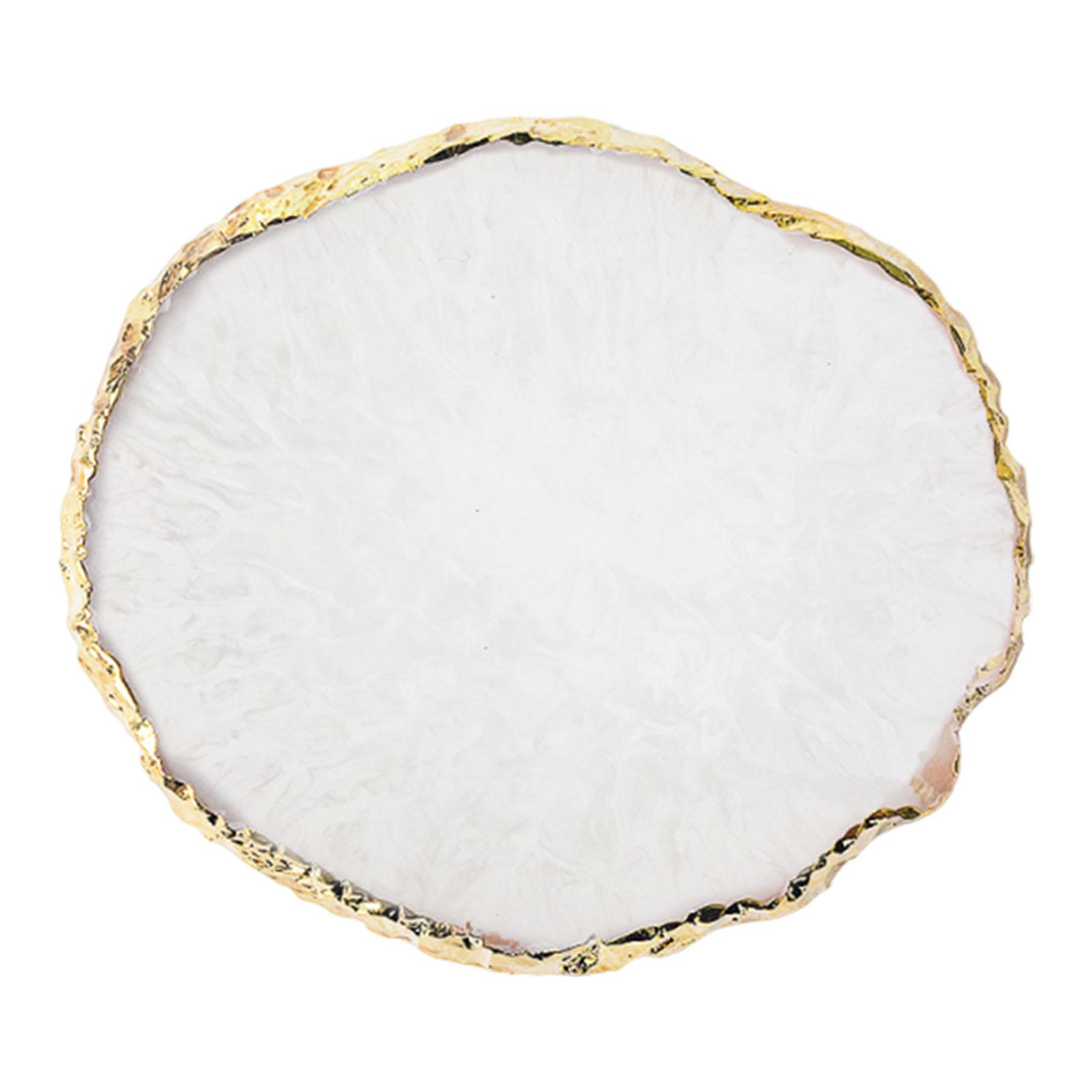 Magideal - Paleta Para Decoración De Uñas, Placa Para Mezclar Uñas, Soporte Para Uñas, Herramienta De Exhibición, Paleta De Pintura Artística Para Uñas Decorativ Blanco