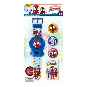 Reloj Lanzador De Discos Spidey Marvel