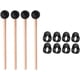 thumbnail image 1 of Tambor de lengüeta de acero de 8 piezas, fundas para dedos, handpan con 4 baquetas etéreas, kit de instrumentos de percusión, 1 of 7