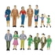 thumbnail image 4 of 14 Piezas Escala 1:25 HO Figuras De Personas En Color Modelo Tren Dise?o Ferroviario, 4 of 6