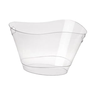 Magideal - Bañera De Hielo Bañera Bañera Portátil De Fiesta Gran Capacidad Recipiente De Enfriamiento Transparente De Cerveza Cubo De Vino Para Fiestas De Bar En