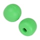 thumbnail image 2 of 2x Puntas De Práctica De Tambor Protegen Tambores Y Baquetas Cabeza Baqueta Punta Silenciosa Verde, 2 of 3