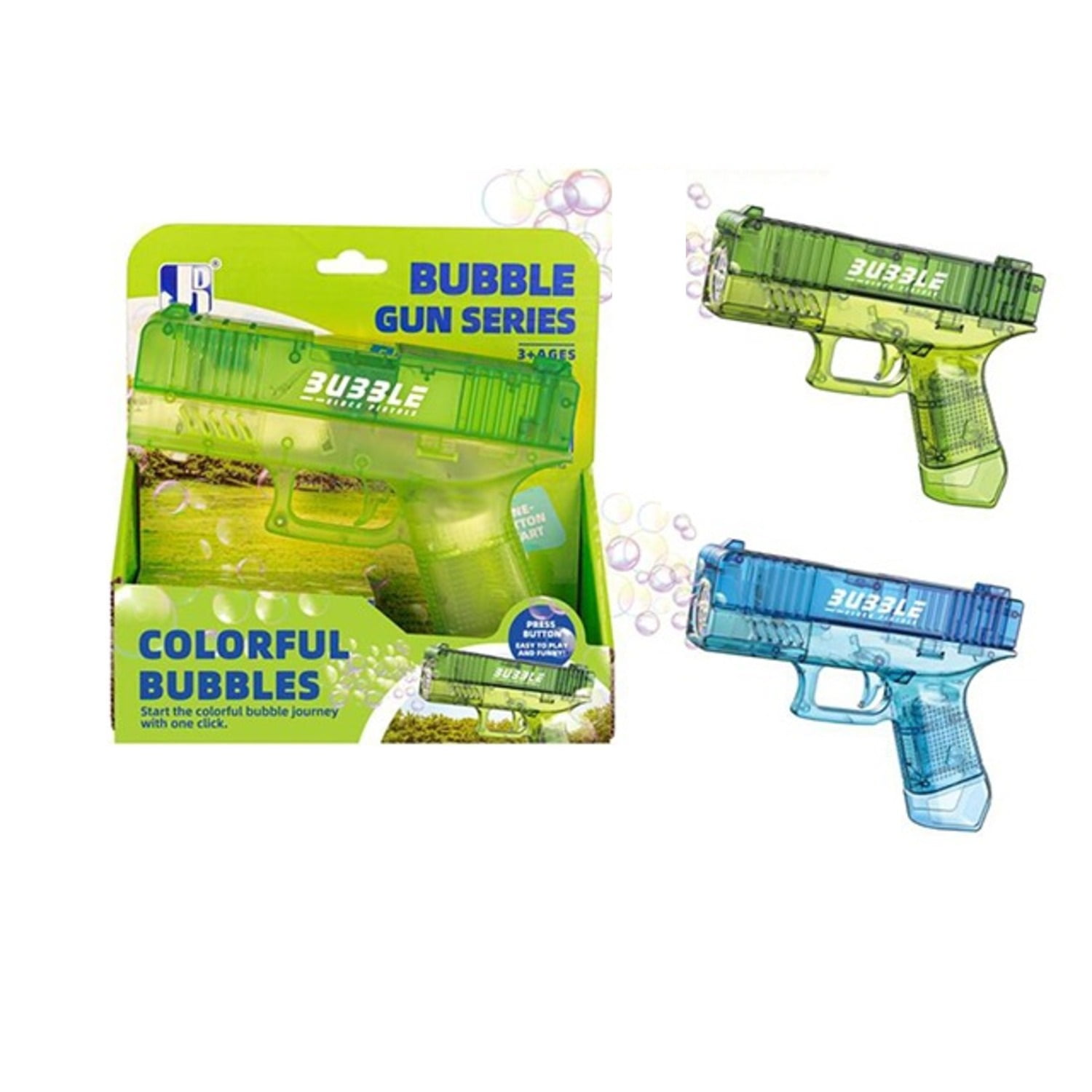 Genérico - Juguete Pistola Burbuja 6 Horificios