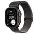 thumbnail image 2 of Correa de reloj Apple Milanese Loop negra de 49 mm para muñeca pequeña, 2 of 3