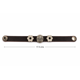 thumbnail image 2 of Pulsera Boho Vintage de Cuero Genuino Hecha a Mano, 2 of 2