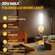 thumbnail image 2 of Luz de trabajo LED YAWV para batería Dewalt de 20 V MAX, 1000 lm, 2 of 6