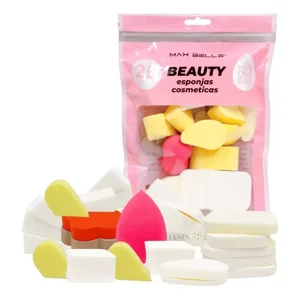 Esponjas Cosmeticas Beauty 25U Max Belle
