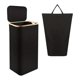 thumbnail image 5 of Cesta Grande Para La Colada, Cesta Plegable Para La Colada, Para La Universidad, Dormitorio, Sala De Estar, Color Negro, 5 of 5