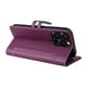 thumbnail image 4 of Premium Wallet Case for iPhone 14 Pro Max with Card Slots & Kickstand, Flip Cover Purple, 4 of 6