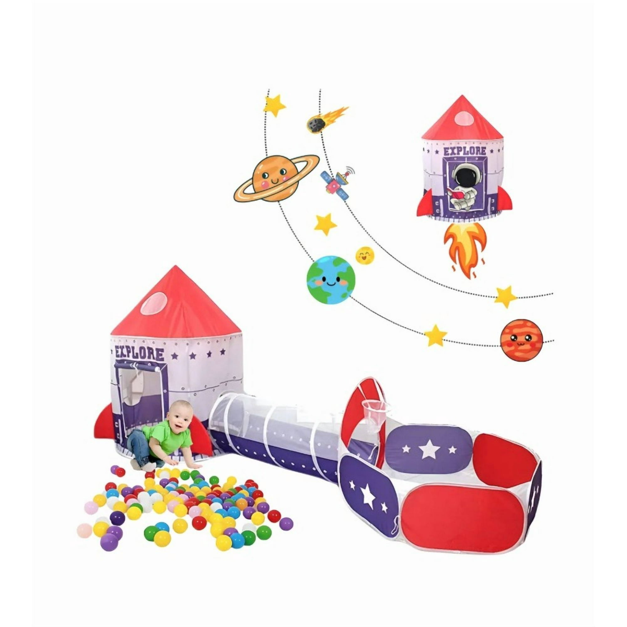 Atlas - Carpa Con Tunel Para Niño