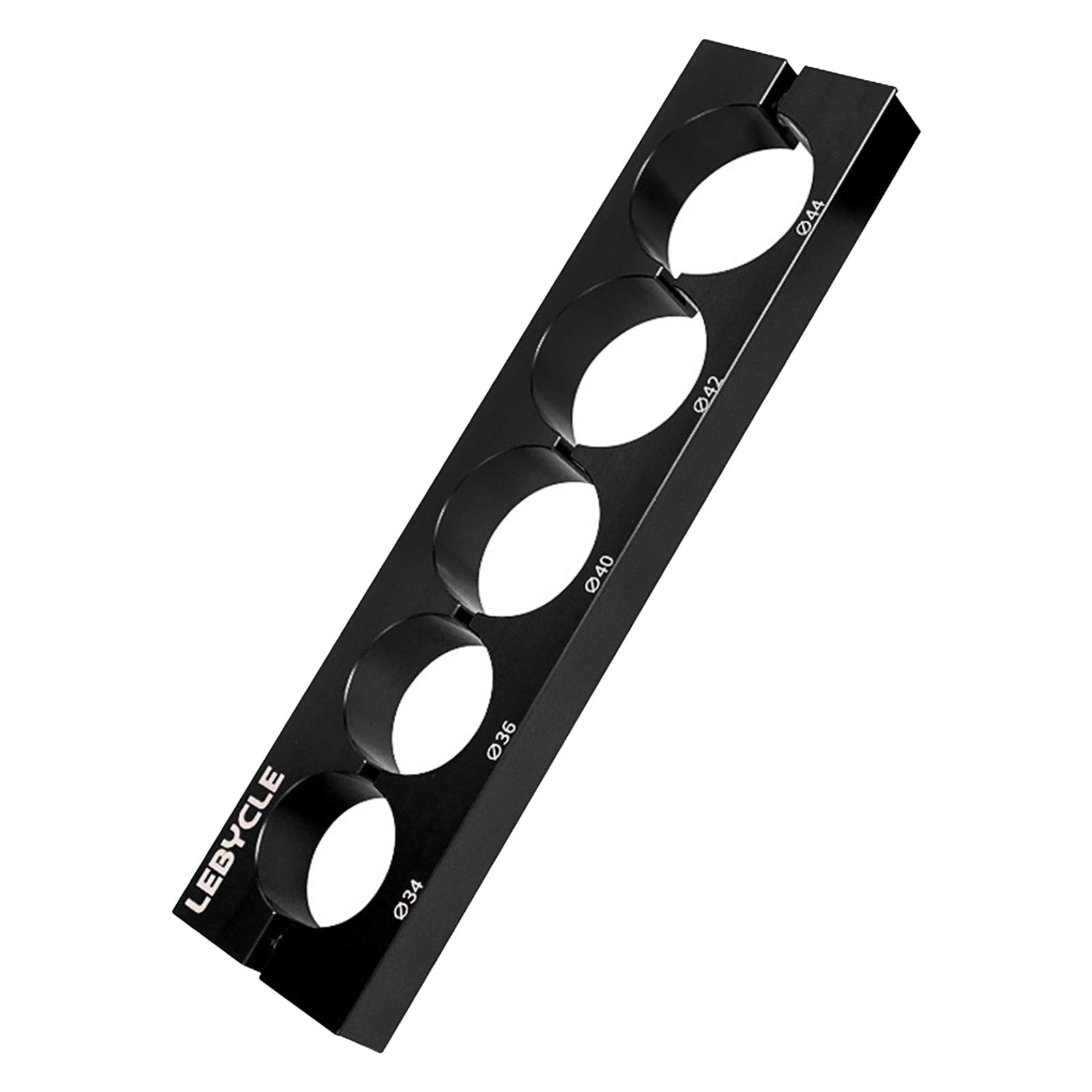 Magideal - Vise Jaw Bike Abrazadera De Eje De Horquilla Delantera Accesorio De Choque Trasero Aleación De Aluminio Duradera, Herramienta De Reparación Multipropó , Negro 34 A 44