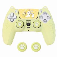 Funda Protectora Aaronmei Para Controlador Ps5 Amarillo