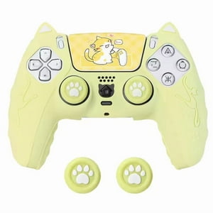 Funda Protectora Aaronmei Para Controlador Ps5 Amarillo