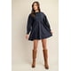 thumbnail image 5 of Saronite Vestido Corto Casual de Encaje de Algodón con Cuello Redondo y Manga Larga, Color Azul Marino (para Mujer), 5 of 5