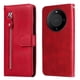 thumbnail image 2 of Funda con Cremallera para Huawei Mate 60 , Carcasa Cartera de Cuero PU con Soporte y Tarjetero, 2 of 6