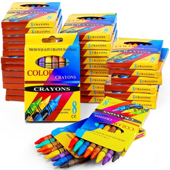 Crayones Bgtecho 30 cajas de 8 colores – 9 cm