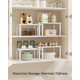 thumbnail image 3 of Armario organizador de estantes SONGMICS Kitchen Set 2 Cloud White, 3 of 6