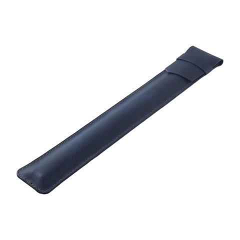 Bothyi - Bolsa De Almacenamiento Para Baquetas, Estuche De Transporte Duradero, Estuche De Cuero Portátil Para Baquetas, Color Azul