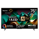 thumbnail image 1 of Televisor Hisense 75U6N 75" Mini-LED ULED 4K Google TV - Caja Reciclada, 1 of 5
