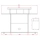 thumbnail image 4 of Rack Mesa Para Tv Invy Wengue, 4 of 4