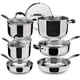 thumbnail image 1 of Juego de utensilios de cocina AVACRAFT 10 piezas de acero inoxidable, 1 of 8
