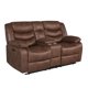 thumbnail image 1 of Sofá Reclinable 2 Cuerpos Con Consola Domingo Café, 1 of 12