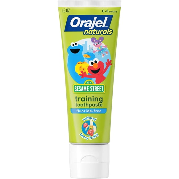 Pasta dental infantil sin flúor Orajel Naturals Sesame Street