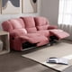thumbnail image 1 of Bergere Perugia Reclinable 3 Cuerpos Tela Velvet Palo Rosa, 1 of 8