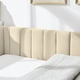 thumbnail image 3 of Full Size Upholstered Tufted Bed Frame, Sofa Bed Frame with Comfortable Backrest and Armrests, Full Size Bed for Bedroom, Living Room,Velvet-Beige(81''*60''*29.5''), 3 of 3