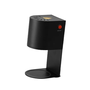 Bothyi - Calentador De Velas, Lámpara De Fusión De Cera, Decoración De Spa, Dormitorio, Sala De Estar, Botón De Inicio, Negro