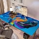 thumbnail image 5 of Hot Wheels alfombrilla de escritorio/mesa extra-grande con base antideslizante de cuero y diseño temático; versátil para escritorios de ordenador, mesas de comedor, etc. 30 × 60 cm, 5 of 6