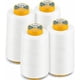 thumbnail image 1 of AK Trading 4Pack White All Purpose Sewing Thread Cones 600, 1 of 3