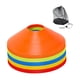 thumbnail image 5 of Conos de disco conos de entrenamiento para fútbol, ​​sólido equipo de práctica portátil con conos deportivos de bolsa para entrenamiento de baloncesto, 5 of 5