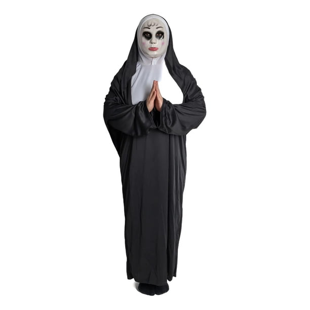 Disfraz Halloween la Monja Maldita Mujer Adultos + Mascara