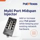 thumbnail image 2 of Inyector PoE Texas de 4 puertos 48 V 48 W 110 V/220 V, 2 of 7