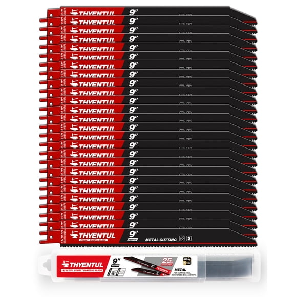 Set 25 Hojas Sierra Sable THYENTUL 9 1418TPI M42 Metal