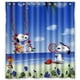 thumbnail image 1 of Cortina de ducha Famousdogs, juego de cortina de baño con ganchos, tamaño 48 x 72 pulgadas, 1 of 3