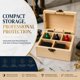 thumbnail image 2 of Caja de Almacenamiento Gemtone de Madera con 5 Ranuras para Pruebas de Ácido de Joyería, 2 of 8